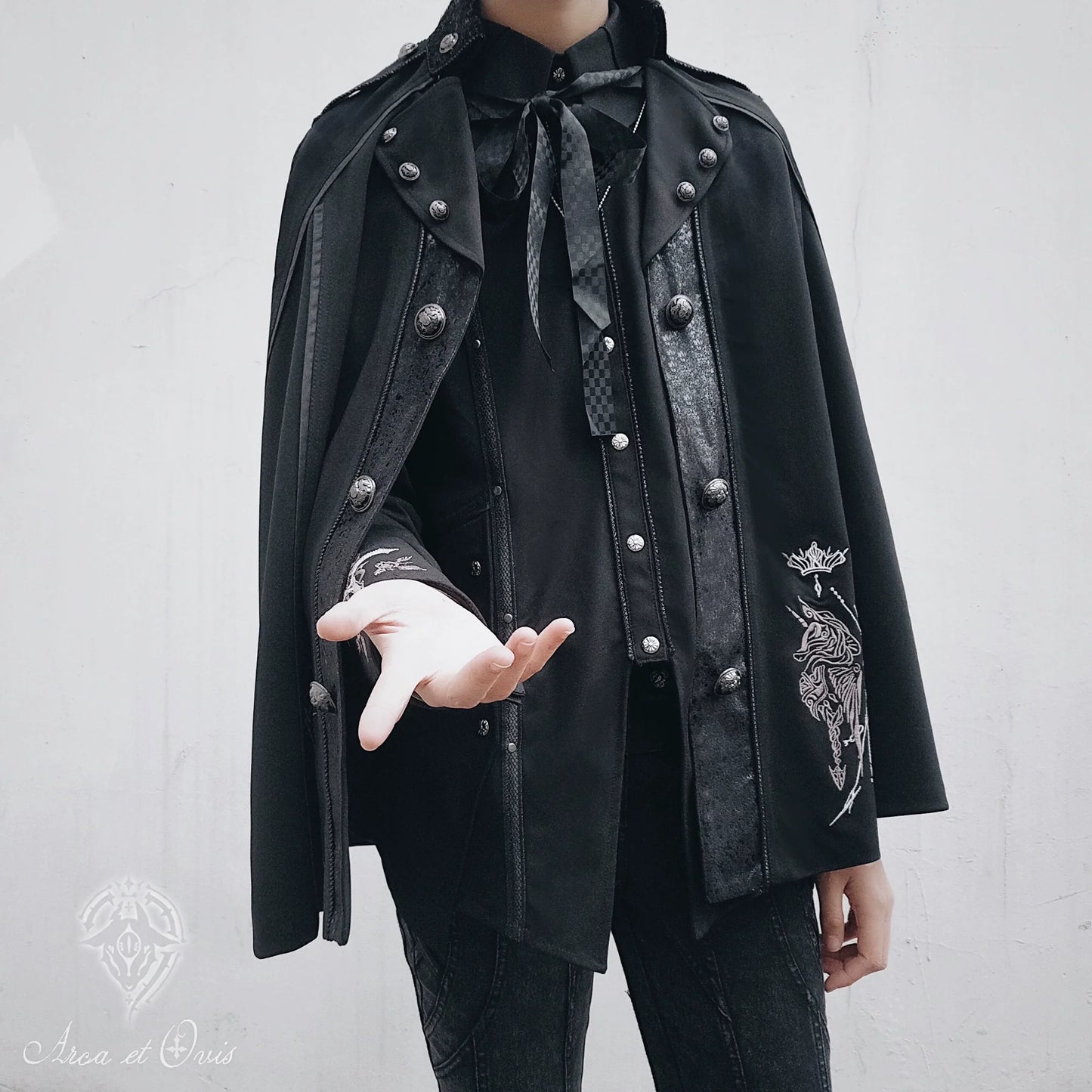 Arca et Ovis - Checkers - Gothic Lolita Cloak, Ouji Lolita Cape