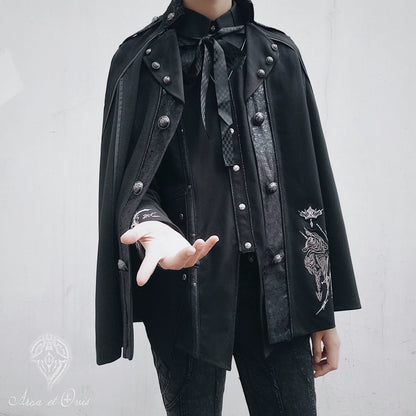 Arca et Ovis - Checkers - Gothic Lolita Cloak, Ouji Lolita Cape