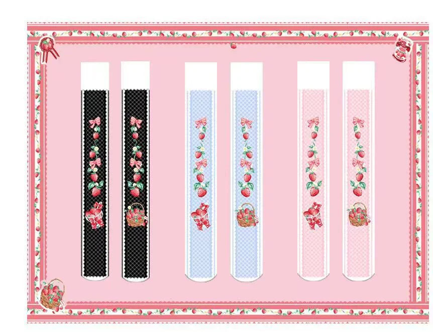 Infanta - Strawberry Culinary Maiden - Sweet Lolita JSK Dress With Strawberry Floral Print