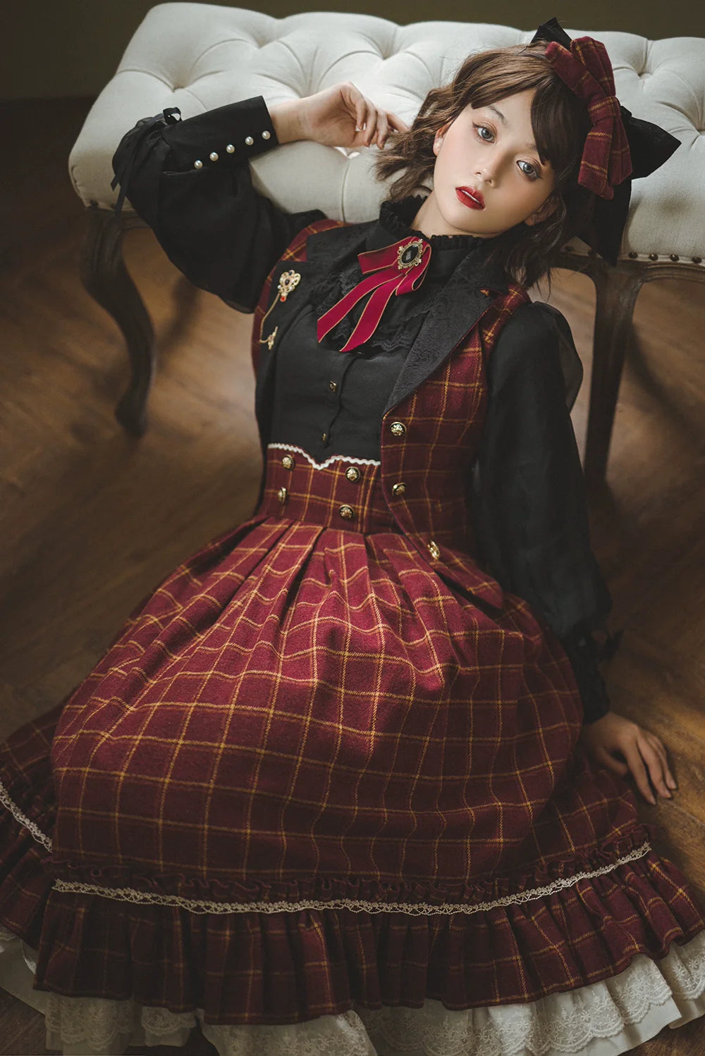 Miss Point - Rose Doll - Elegant Lolita Mutton Sleeve Blouse