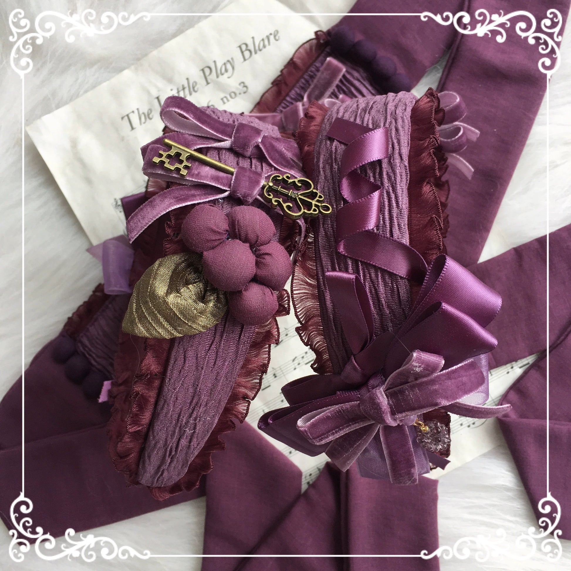 Chestnut Lolita - Louvre Vineyard Accessory Hairband Retro Lolita KC