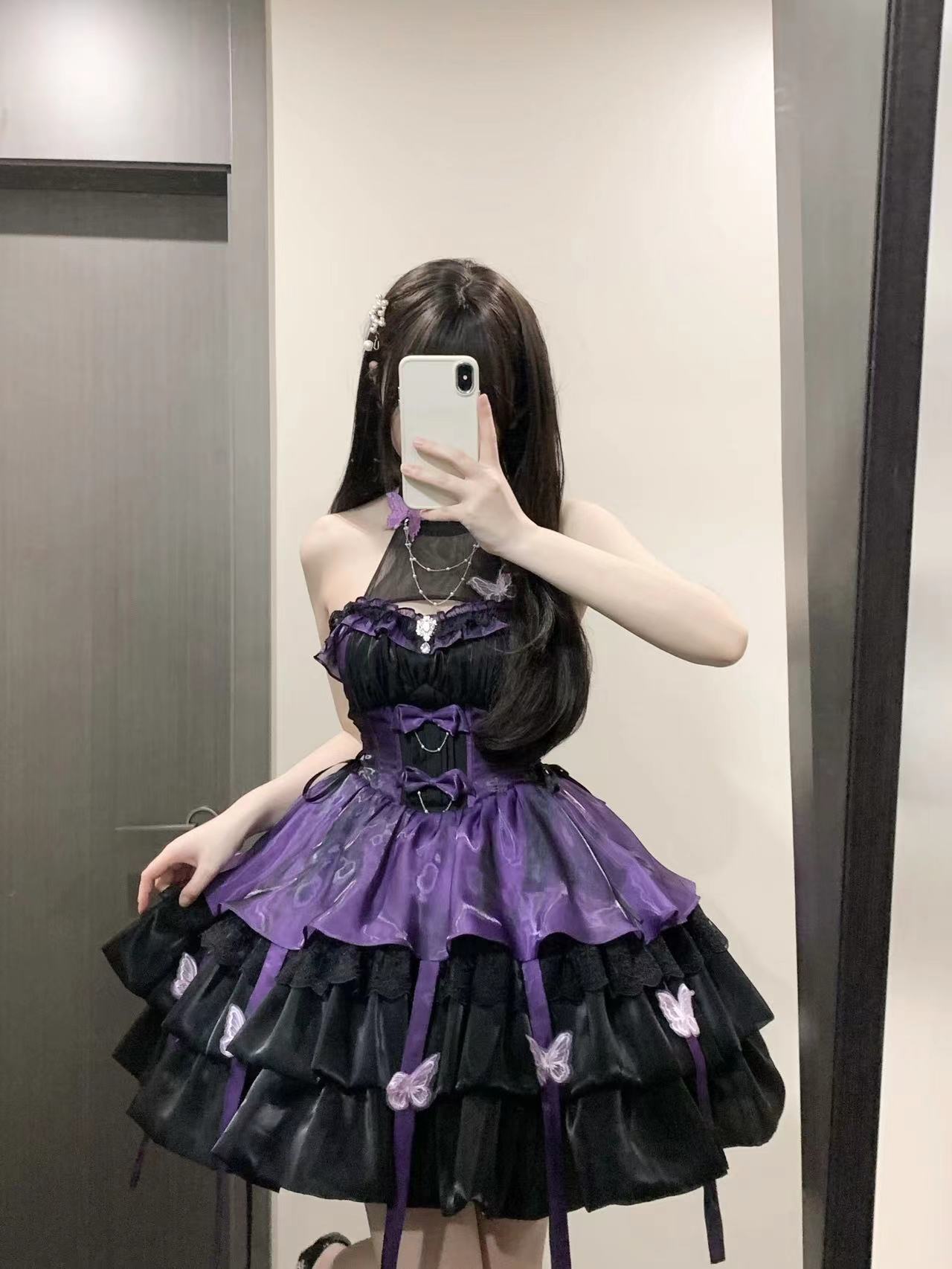 Platycodon House - Love Goddess - Elegant Lolita Dress Halter Puff Princess JSK Dress