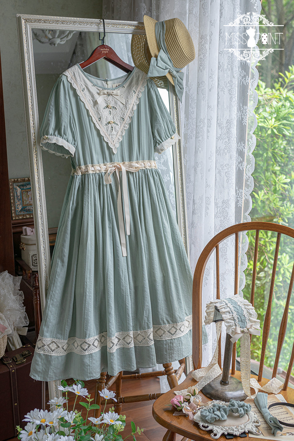 Miss Point - Happy Summer Elegant Lolita Floral OP Dress