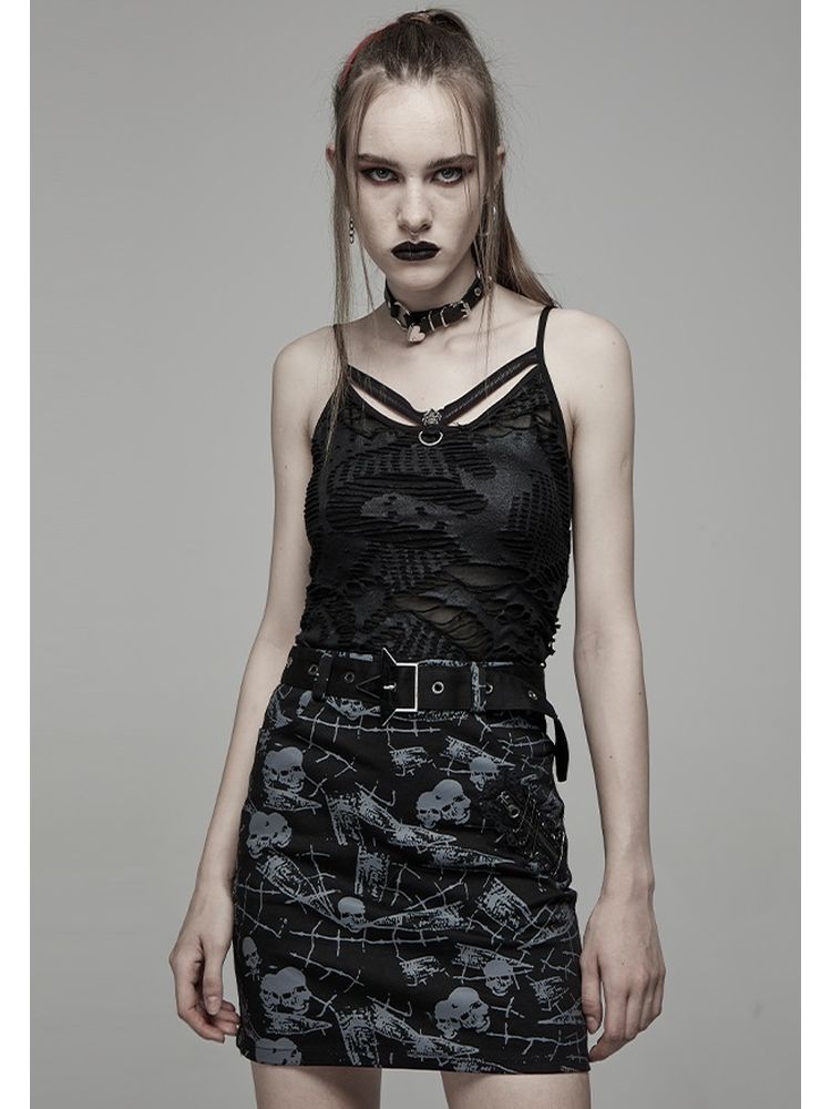 Summer slim mesh top【s0000002240】