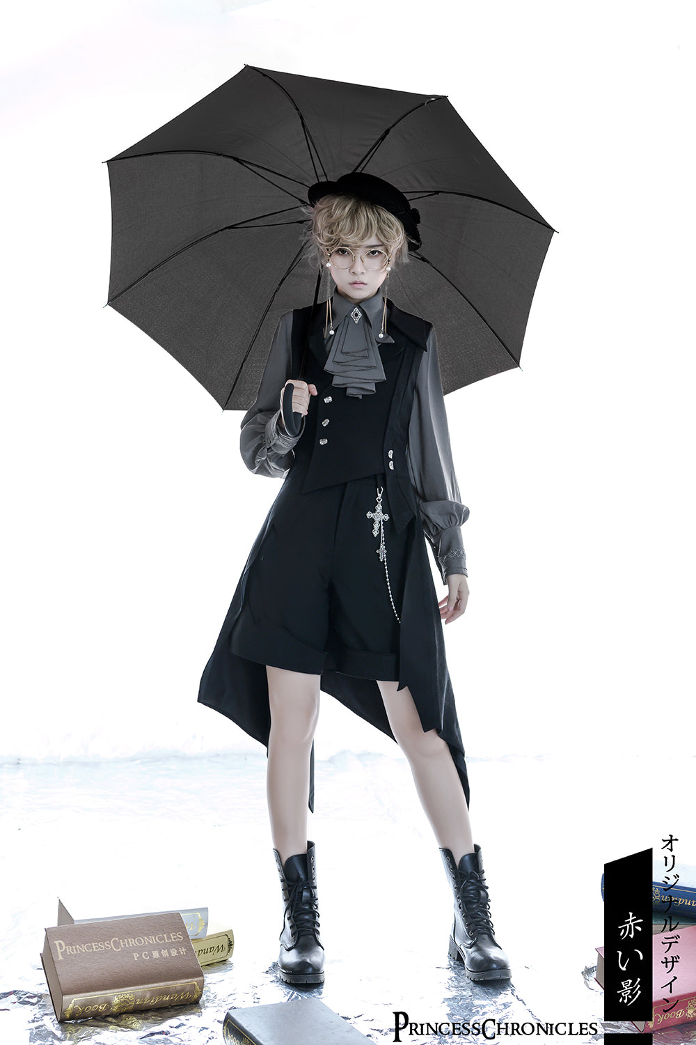 Princess Chronicles - Red Shadow - Irregular Ouji Lolita Prince Vest