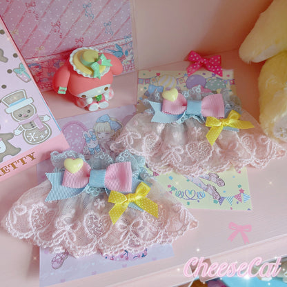 Cheese Cat - Sweet and Happy Flower Limited Lolita Cuff