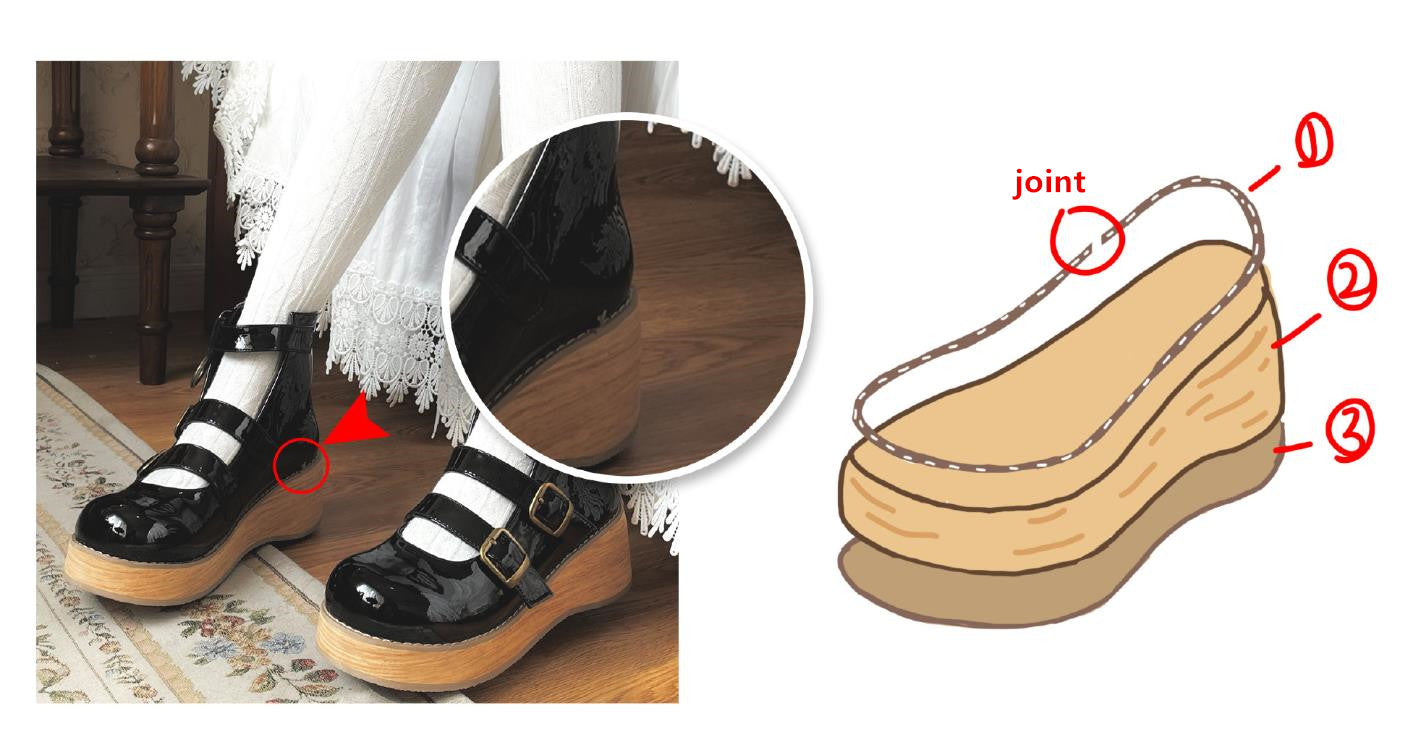 MODO - Multicolors Sweet Lolita Bow Platform Shoes