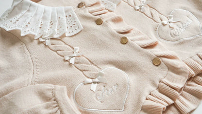 Dark Star Island - Sugar Frost - Sweet Lolita Cardigan Knit Embroidered Sweater
