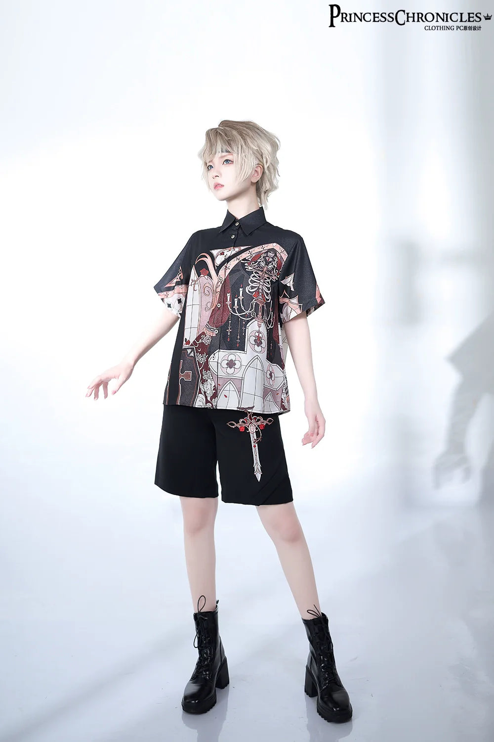 Princess Chronicles - Night Instructions - Short Sleeve Ouji Blouse