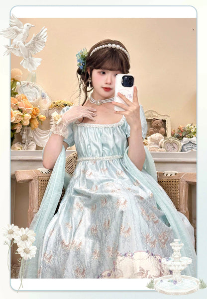 MeowMeow - Nayi Spring - Empire Waist Elegant Lolita OP Dress