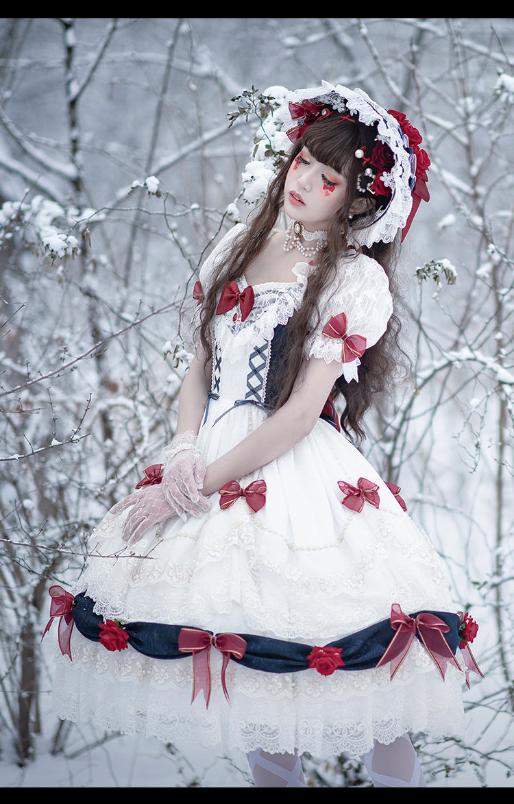 Youpairui - Snow White Sweet Lolita OP Dress