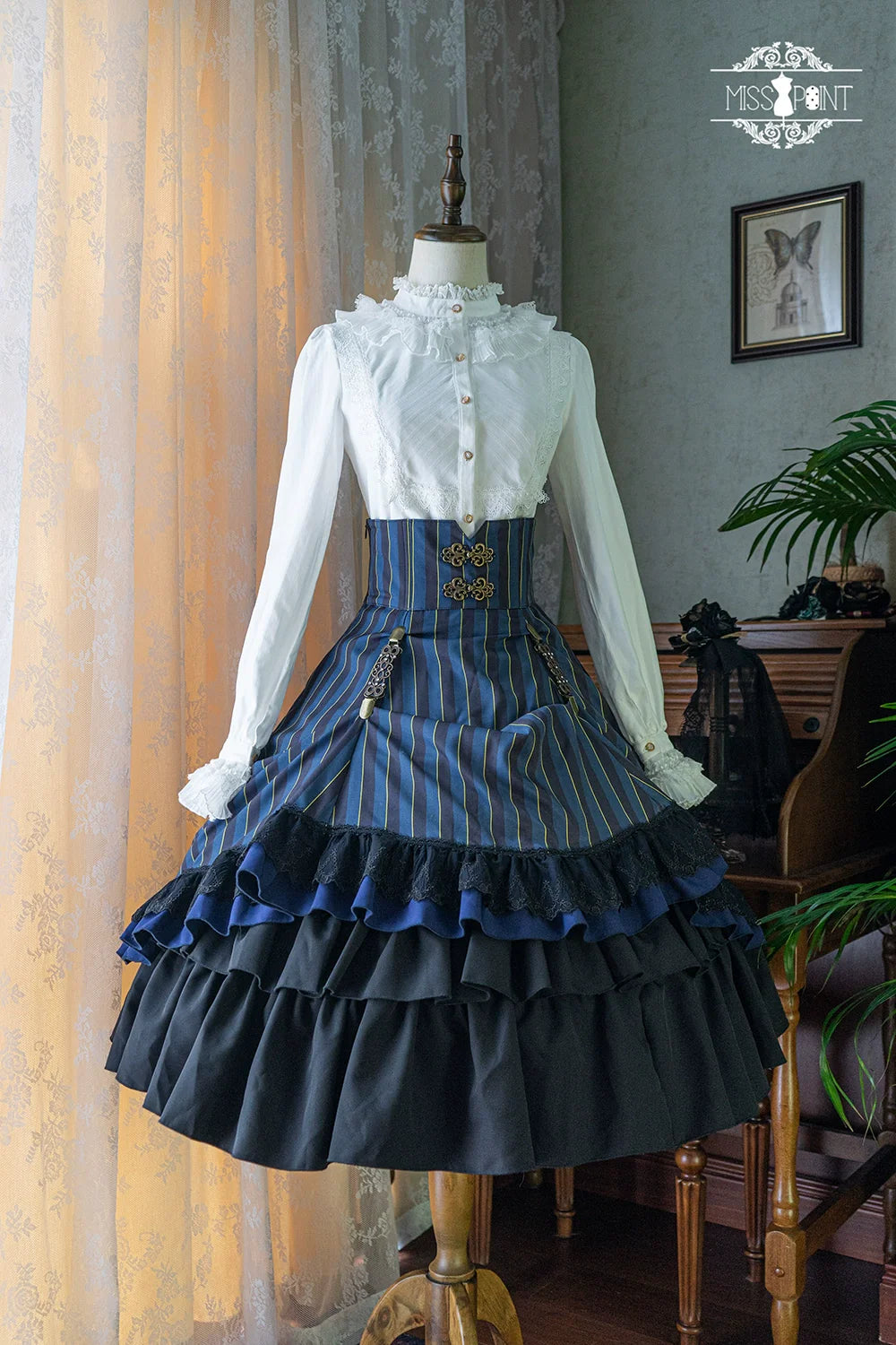 Miss Point - Custom-Made Lolita Elegant Stand Collar Lolita Shirt