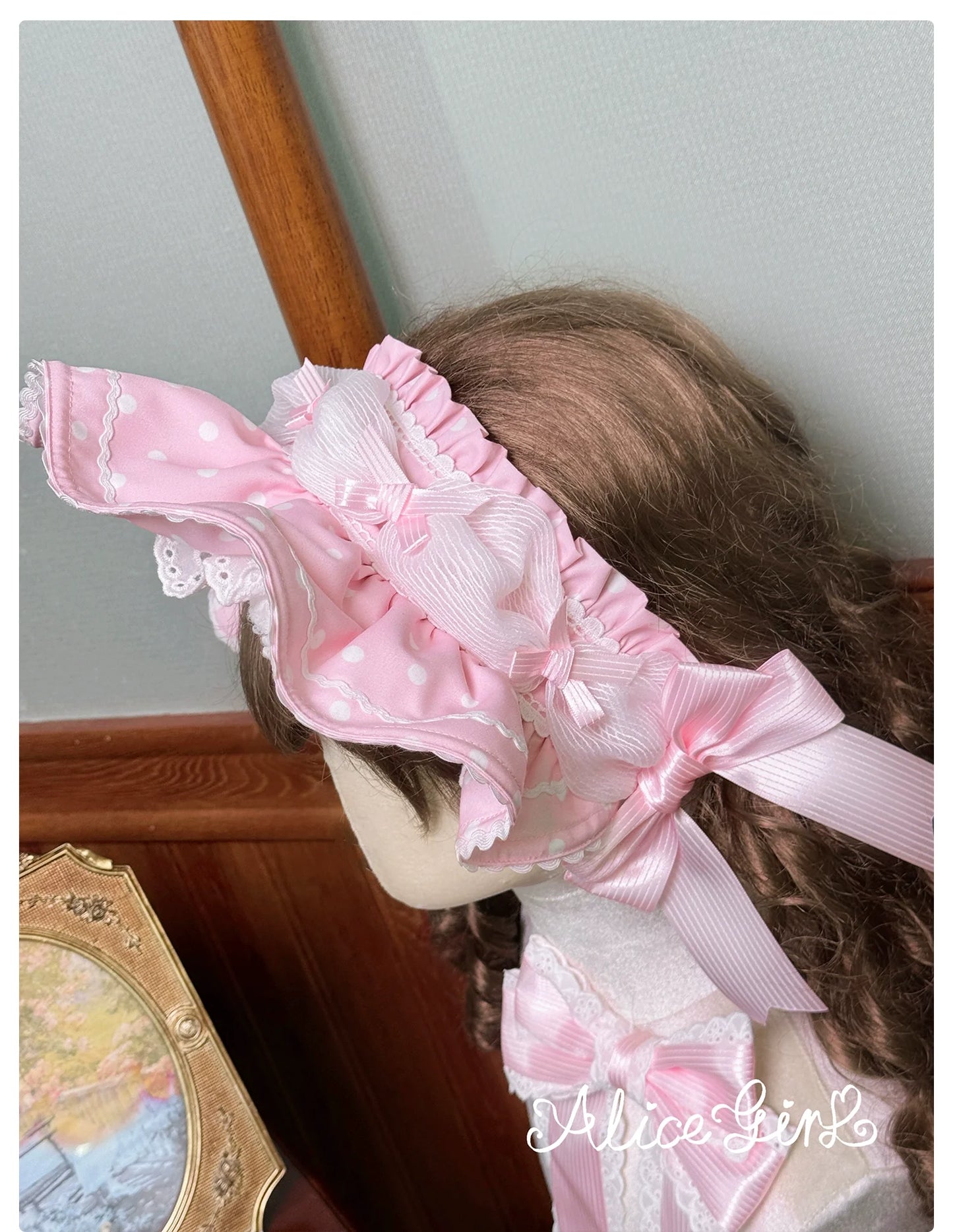 Alice Girl - Old School Polka Dots - Sweet Lolita BNT & Detachable Sleeves