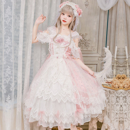 Cat Fairy - Glaze Illusion - Magnificent Wedding  Lolita Tea Party Dress