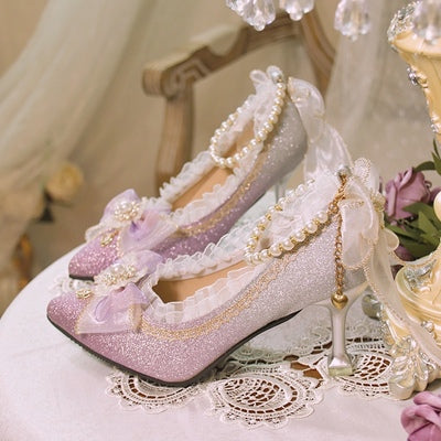 One Night - Wedding Lolita High Heels Shoes
