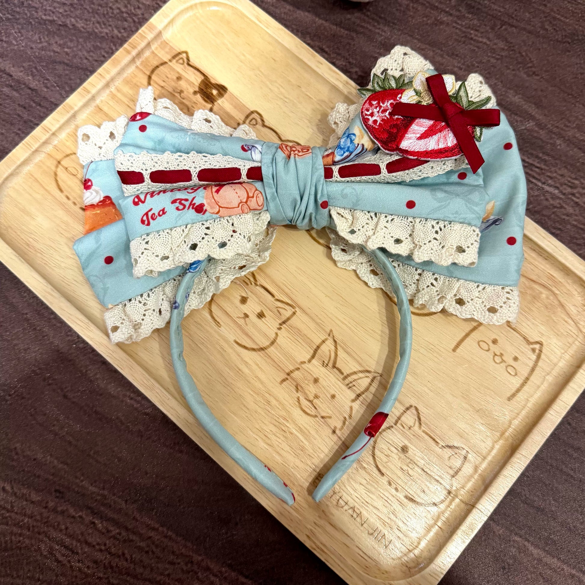 DreamWhale - Showa Dessert Showcase - Kawaii Lolita Dress Suit Pudding-Inspired JSK/Salopette