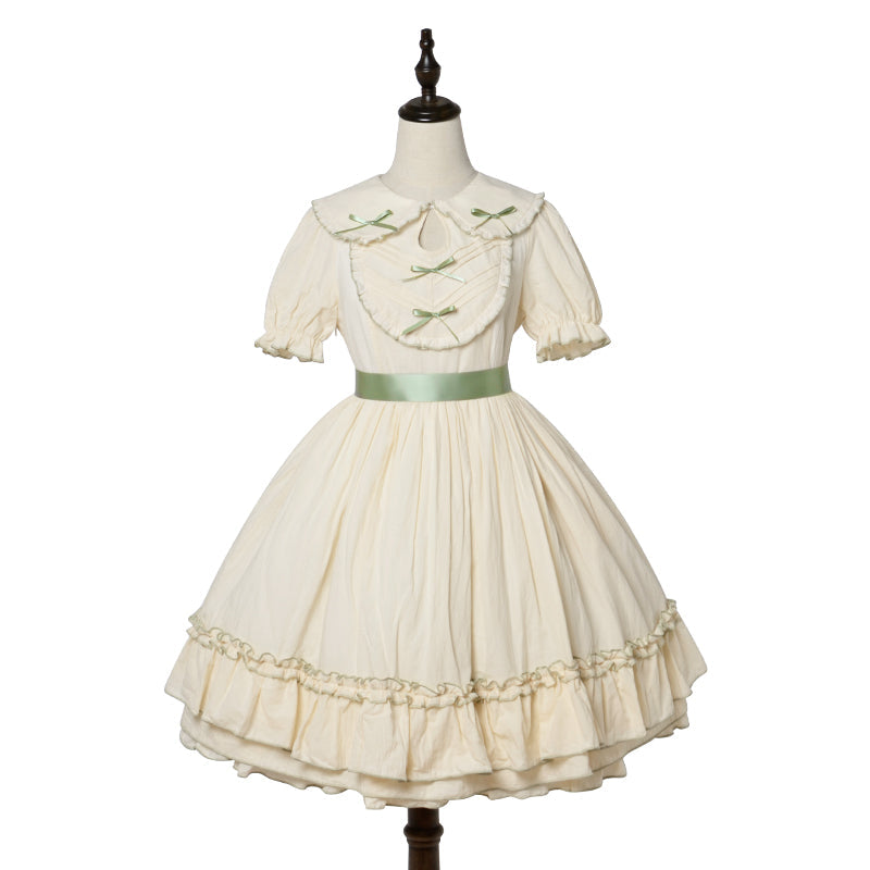 Magic Tea Party - Lena's Garland - Solid Color Lolita OP