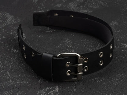 Strange Sugar - Gothic Lolita KC Faux Leather Punk Lolita Hair Accessories