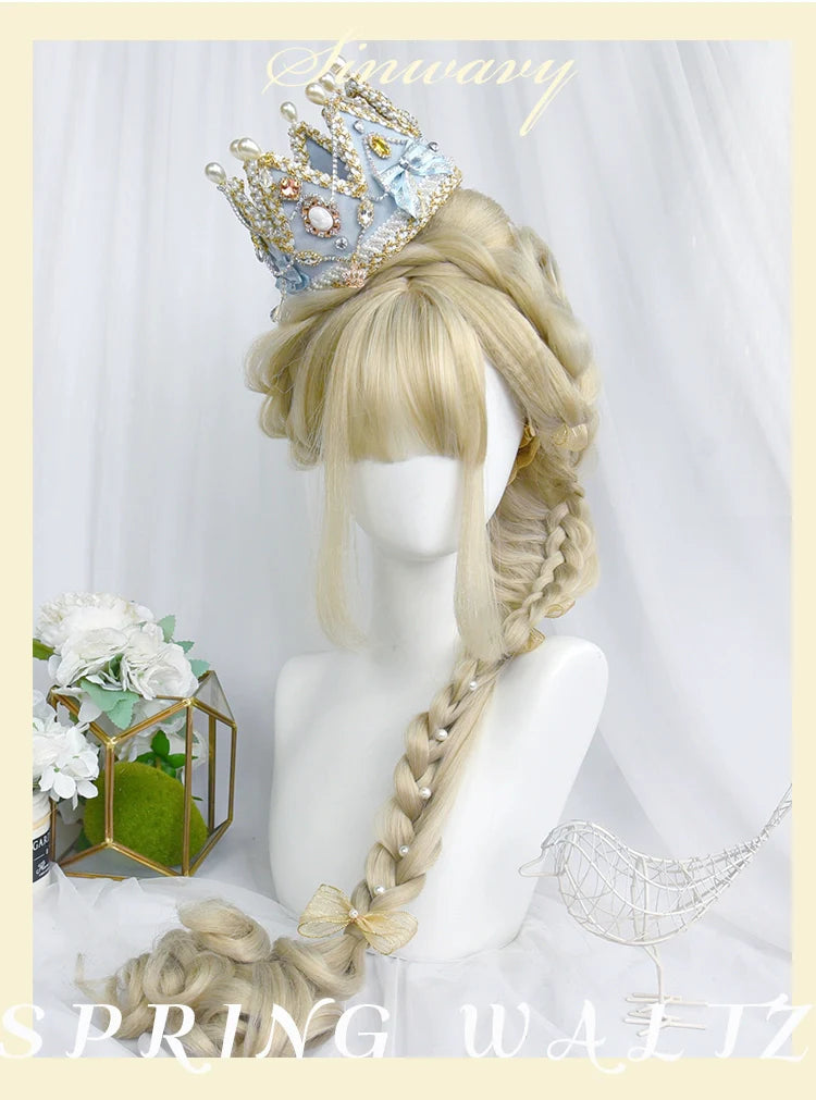 Sinwavy - Waltz - Elegant Lolita Long Curly Wig Multicolors