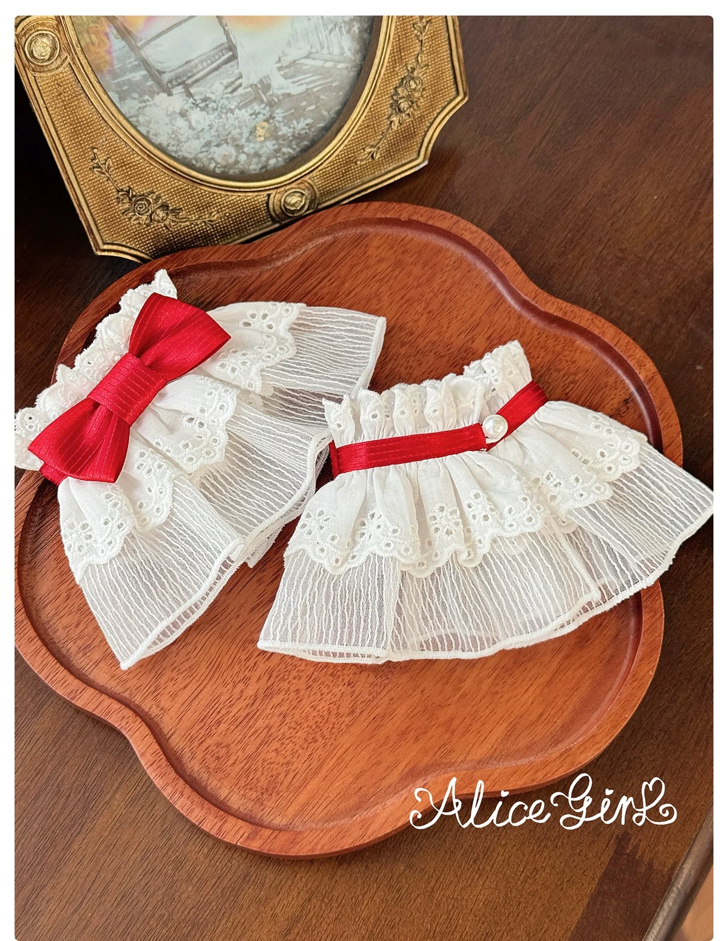 Alice Girl - Old School Polka Dots - Sweet Lolita BNT & Detachable Sleeves