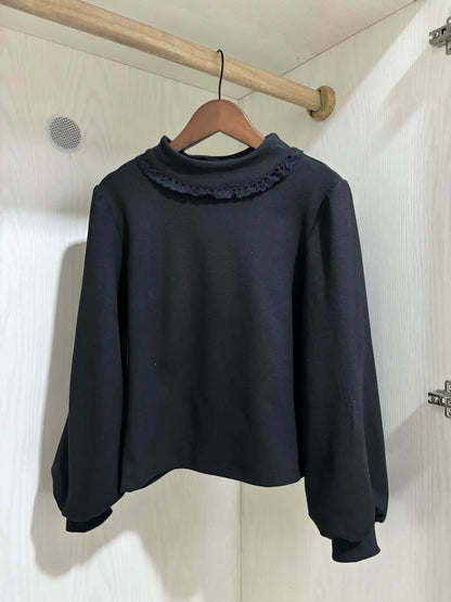 MeowMeow - Winter Lolita Top Autumn Winter Puff sleeve Innerwear