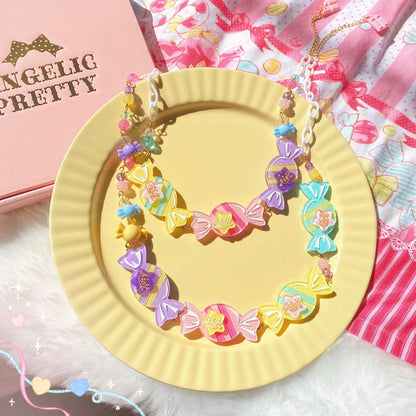 Halloween Alice - Sweet Lolita Candy-Shaped Necklace