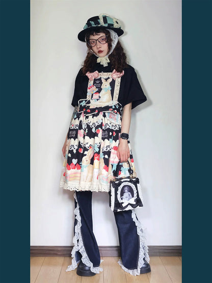 Dark Star Island - Honey Bunny Cake - Sweet Lolita JSK/OP/Strap SK/Shirt
