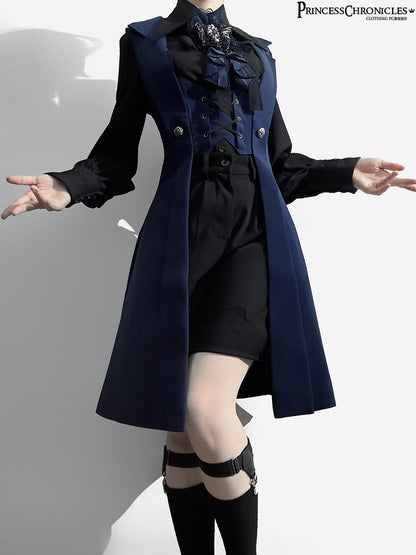 Princess Chronicles - The Night Prelude - Gothic Lolita Handsome Long Slim Vest
