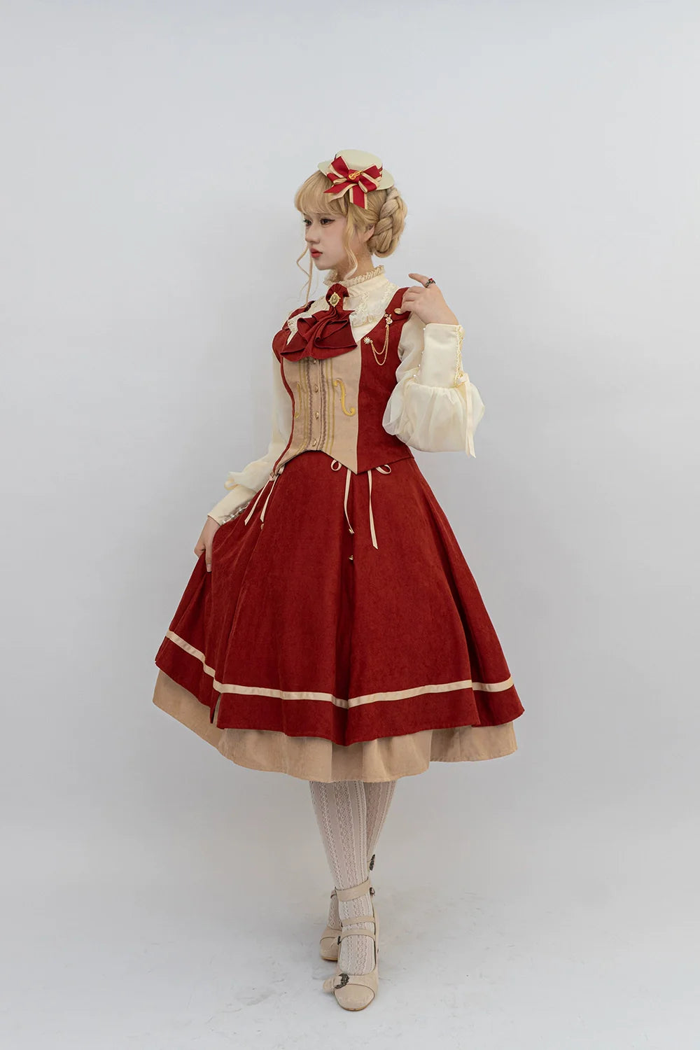 Miss Point - Golden Movement - Elegant Lolita Waistcost Short Vest Customized