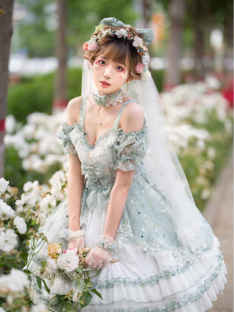 Youpairui - Bucharest - Calssic Lolita Jumper Dress Set