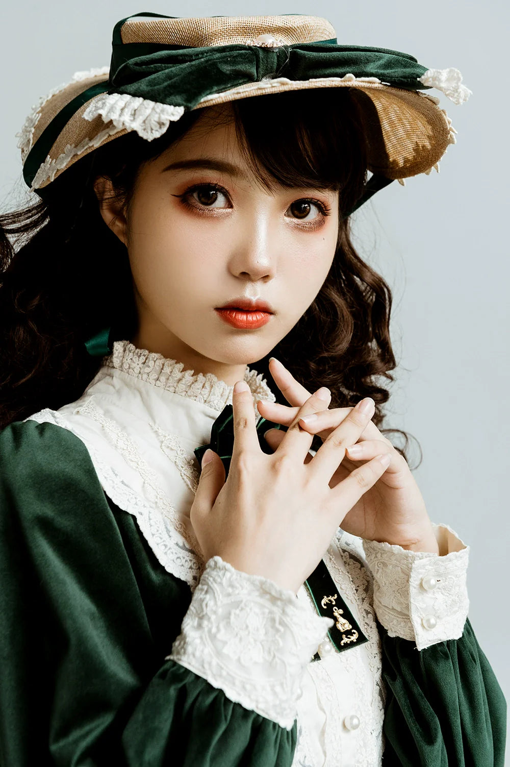 Miss Point - Customized Lolita Dress Vintage Elegant Velvet OP Dress