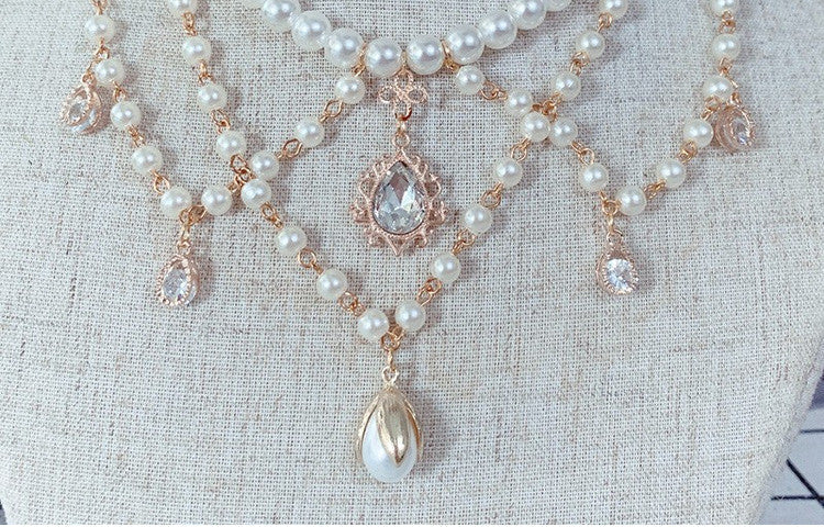 Cat Fairy - Gorgeous Lolita Tea Party Necklace, High Heels Shoes and BNT Hat