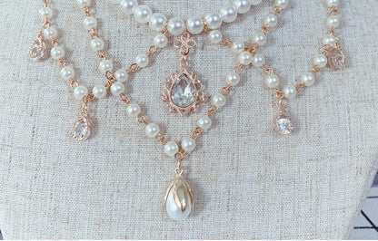 Cat Fairy - Gorgeous Lolita Tea Party Necklace, High Heels Shoes and BNT Hat