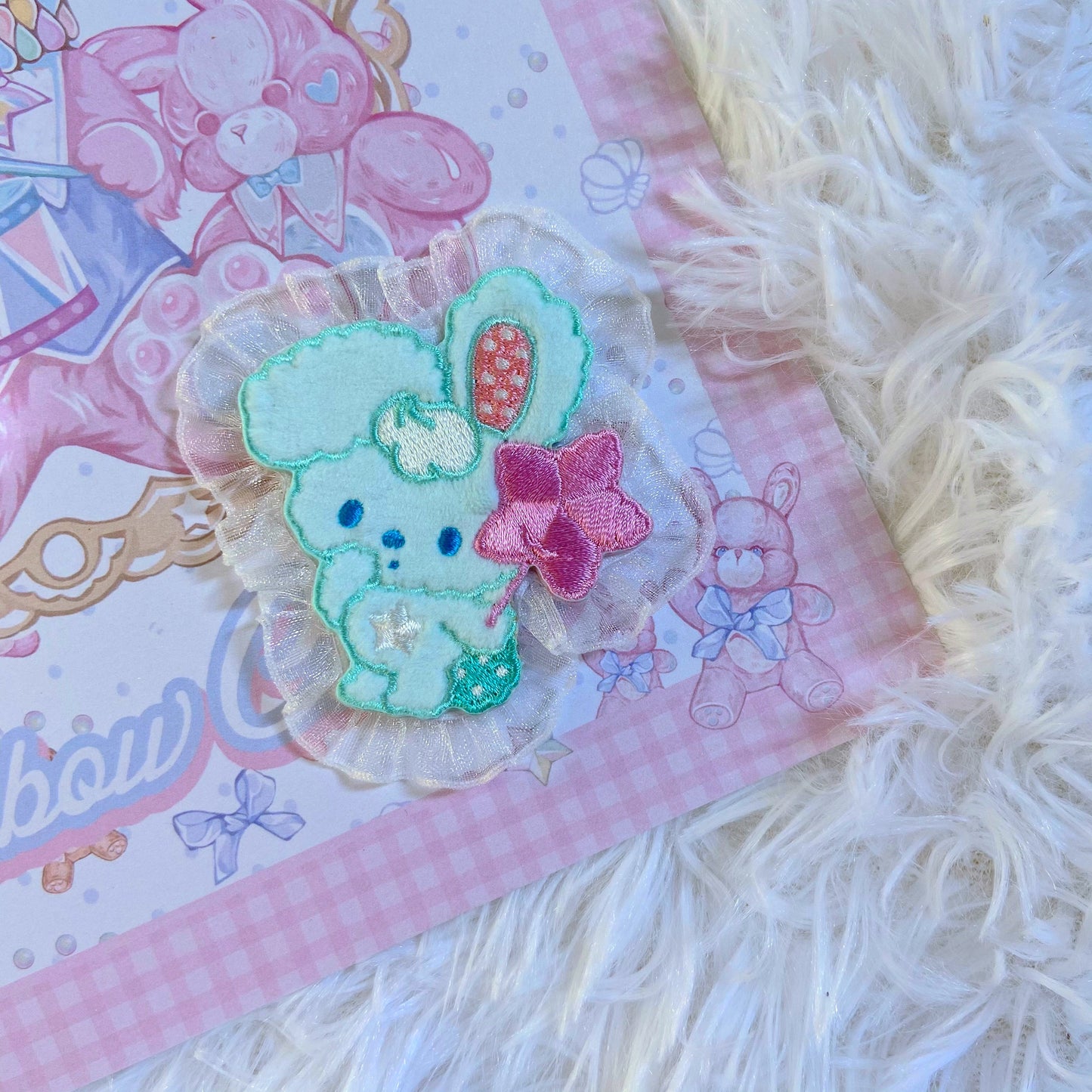 Bear Doll - D&I&T - Cute Lolita Badge and Hair Clip Accessory