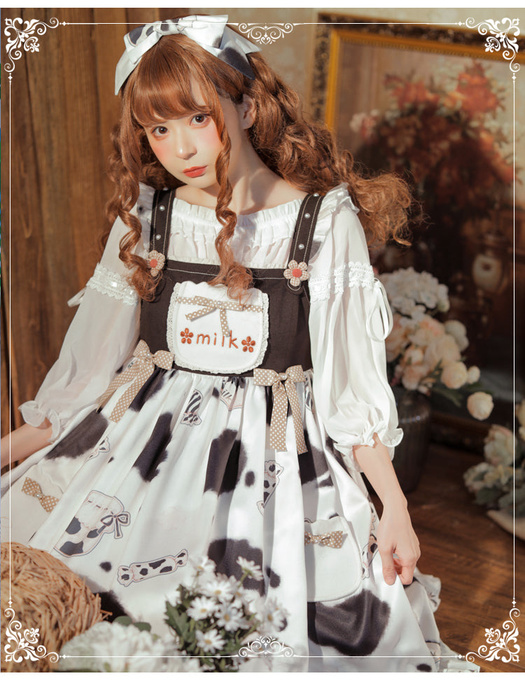 Eieyomi- Sweet Milk Candy - Kawaii Lolita JSK