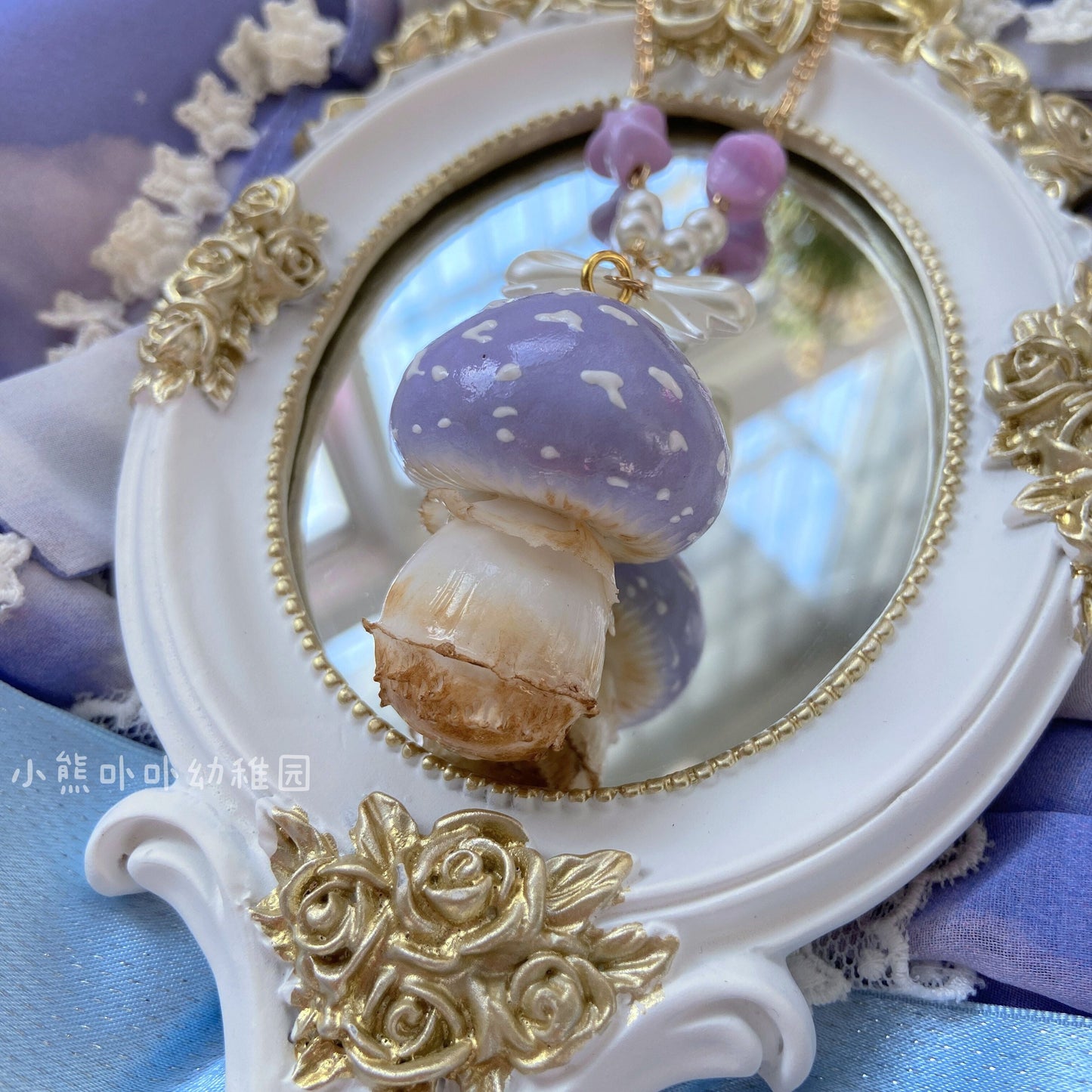 Bear Doll - Handcraft Kawaii Lolita Mushroom Necklace