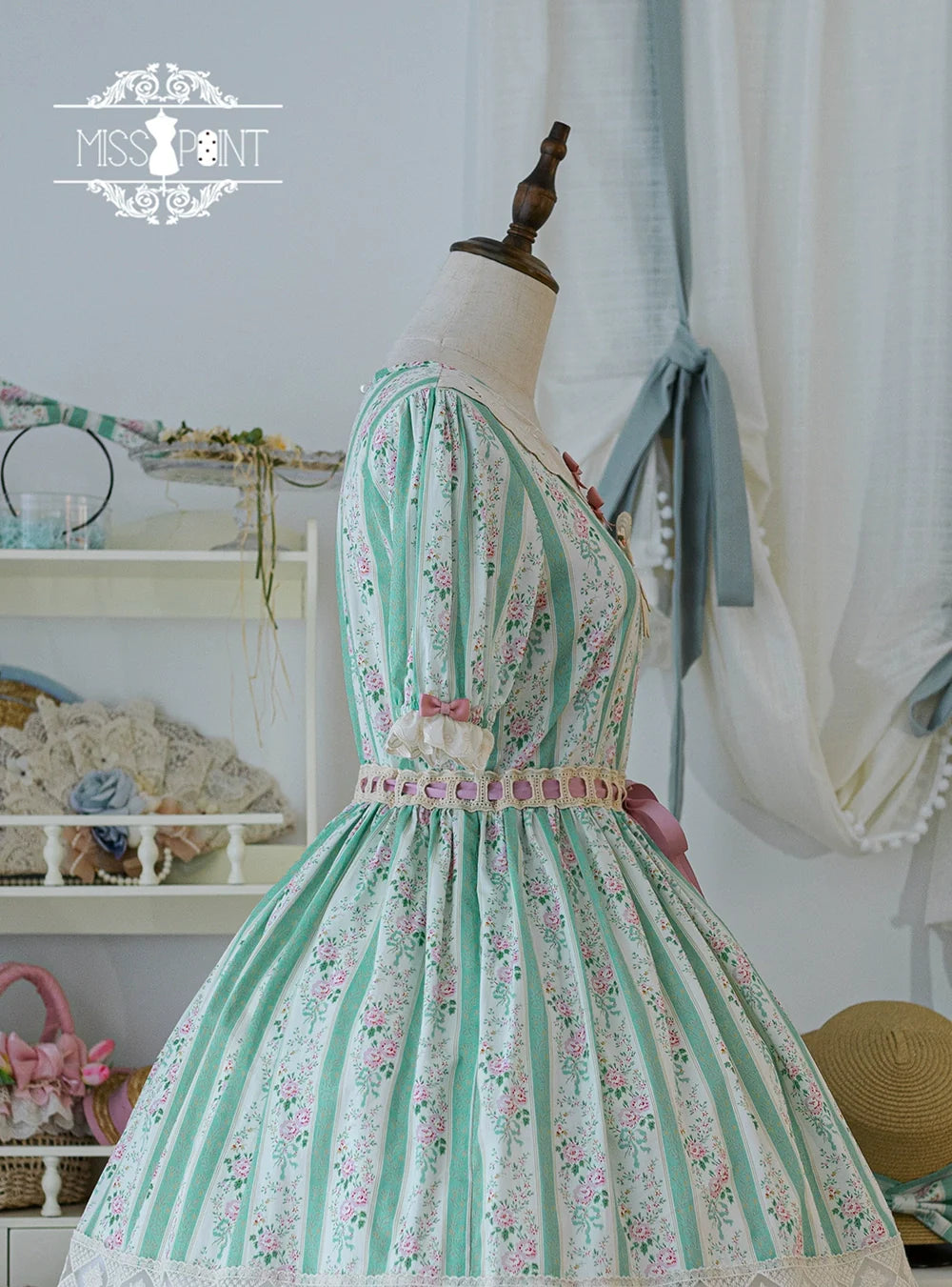 Miss Point - Customized Elegant Lolita OP Dress Cute Daily Girl Short Lolita Dress