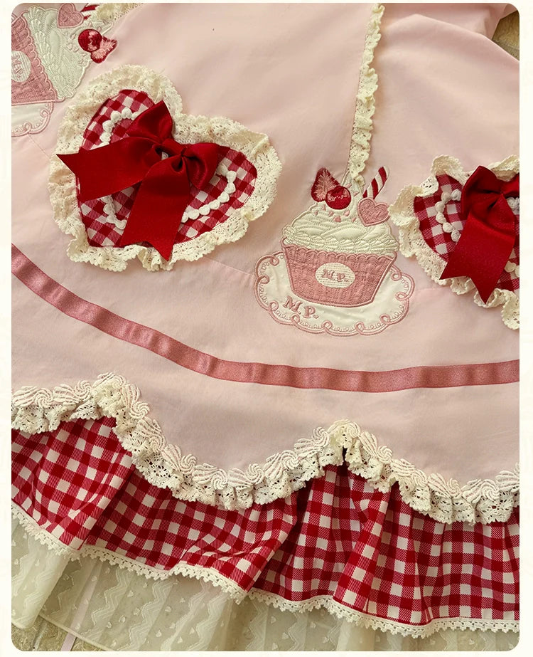 Mademoiselle Pearl - Cup Cake - Sweet Lolita OP Dress Kawaii Lolita JSK SK