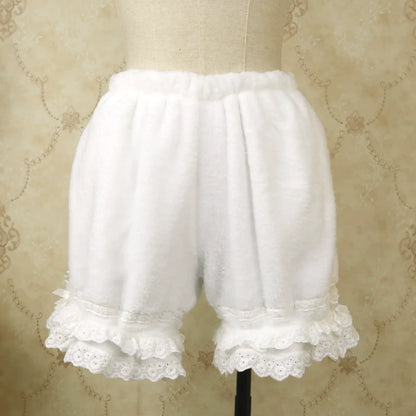 DMFS Lolita - Winter Lolita Fleece Bloomer Plush Lolita Homewear