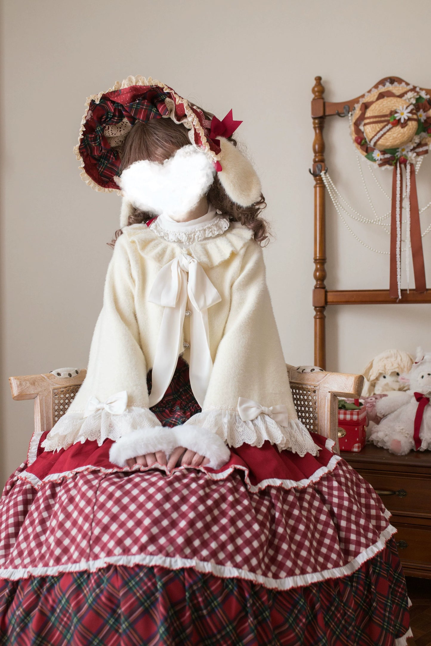 MIST - Qian's Letter - Sweet Lolita Sweater Winter Cardigan Coat