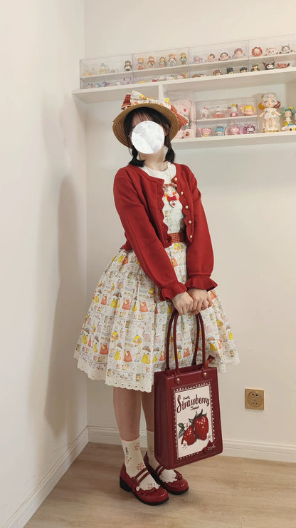Miss Cube - Dress Up Dolls - Summer Kawaii Lolita JSK Dress Customized Size