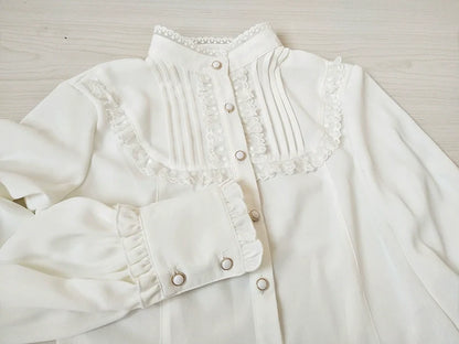 Youlan Lane - Stand Collar Classic Lolita Blouse