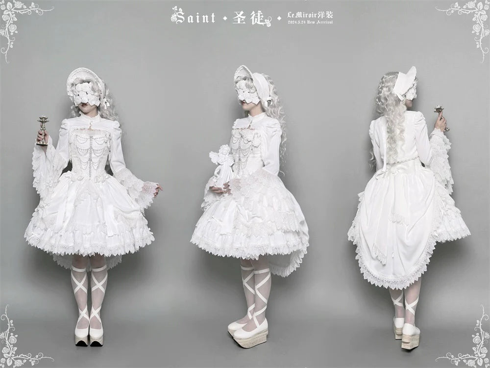 LeMiroir - Saint - Gothic Lolita Bolero Skirt Mermaid Dress Corset