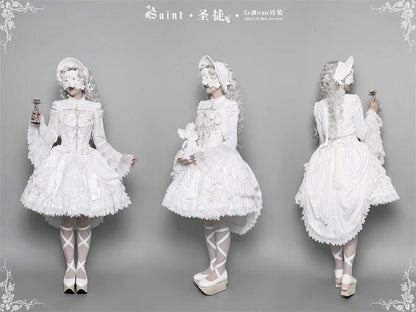 LeMiroir - Saint - Gothic Lolita Bolero Skirt Mermaid Dress Corset