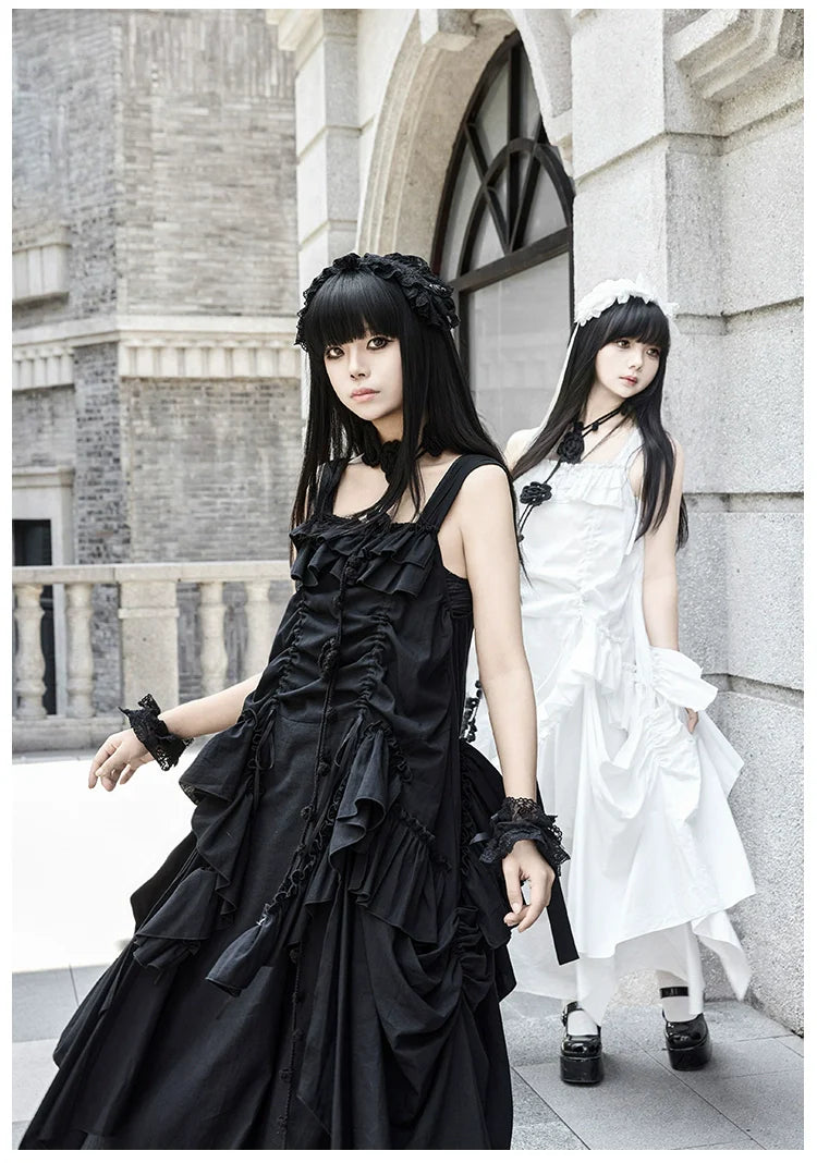 With PUJI - Dream - Daily Twins Lolita JSK, Loose Fit, Hidden Pockets