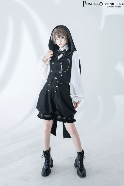 Princess Chronicles - Desperate Bunny - Ouji Lolita Vest Shorts Set