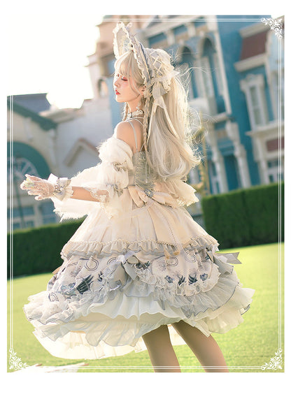 YingLuoFu - Rose Girl - Lolita Tea Party Wedding OP Dress