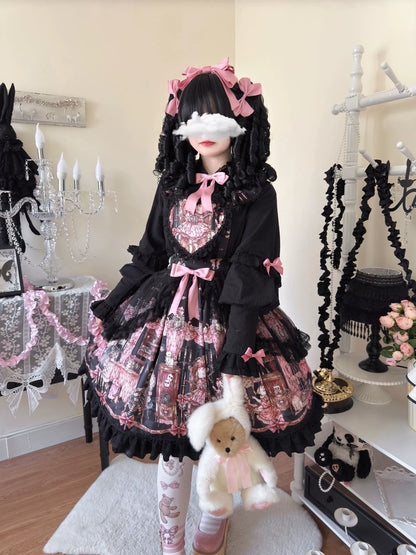 Uncle's Workshop - Missing Lamb Case - Gothic Lolita Dress Set with Sheep Prints