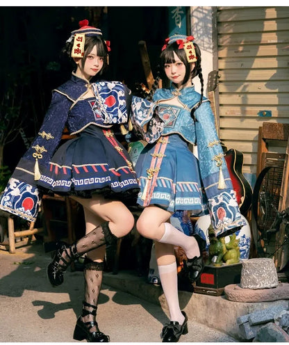 Sakurahime - Little Zombie - Zombie Lolita Jumper Dress Cute Lolita Coat Set