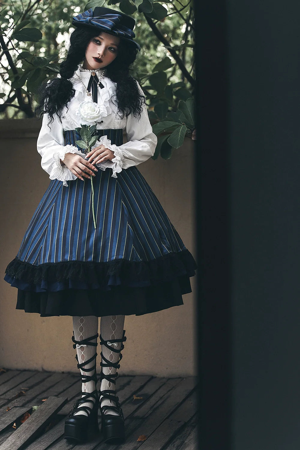 Miss Point - Custom-Made Lolita Elegant Stand Collar Lolita Shirt